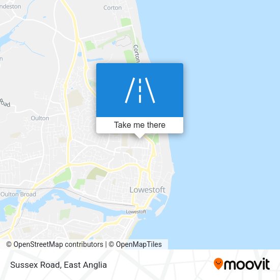 Sussex Road map