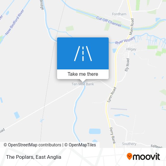 The Poplars map
