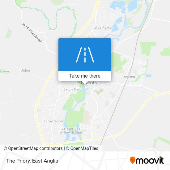 The Priory map