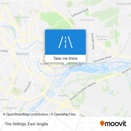 The Sidings map