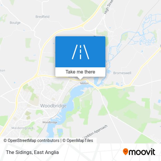 The Sidings map