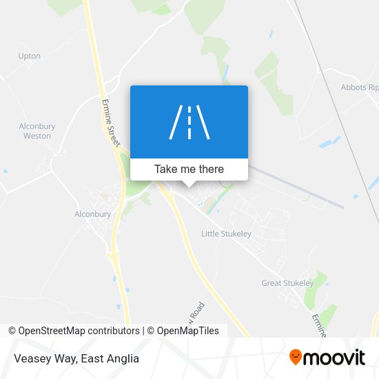 Veasey Way map