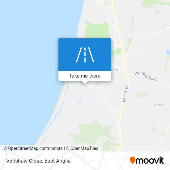 Veltshaw Close map