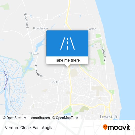 Verdure Close map