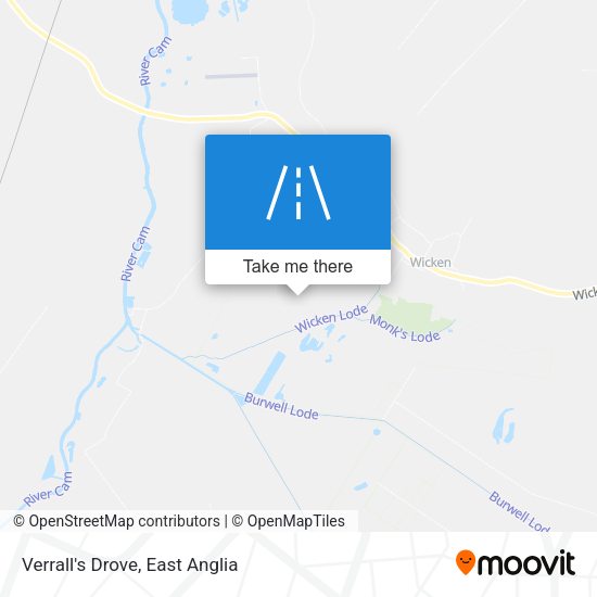 Verrall's Drove map