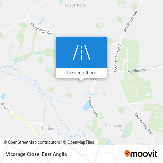 Vicarage Close map