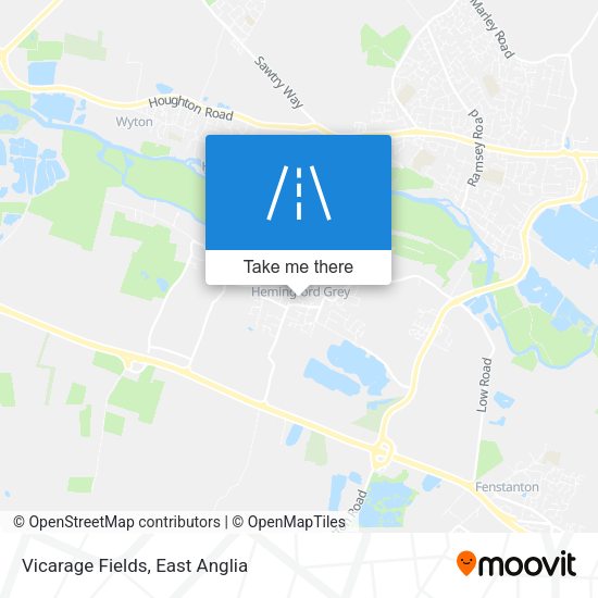 Vicarage Fields map