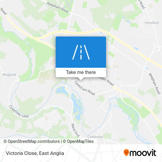 Victoria Close map