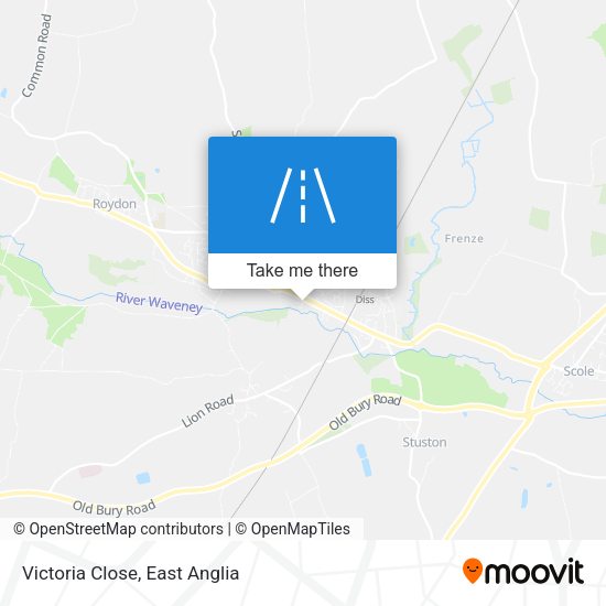 Victoria Close map