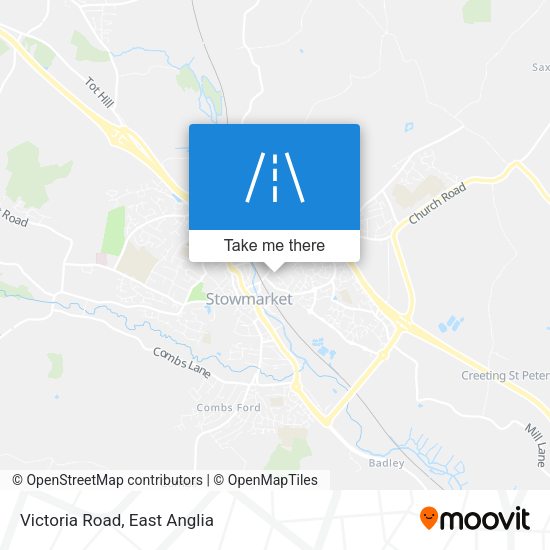 Victoria Road map