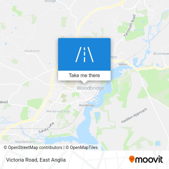 Victoria Road map
