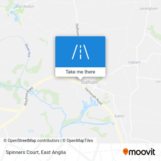 Spinners Court map