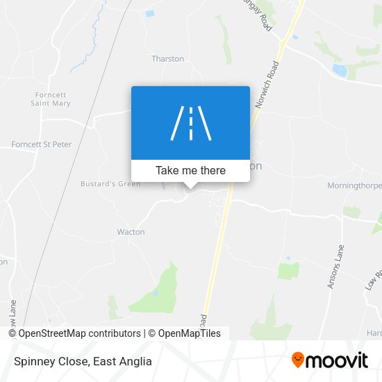 Spinney Close map