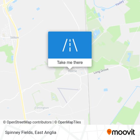 Spinney Fields map