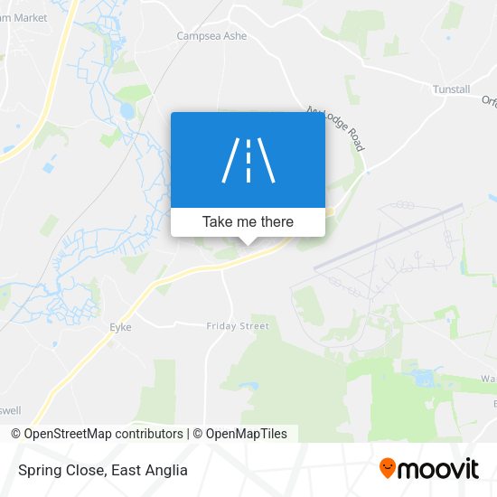 Spring Close map