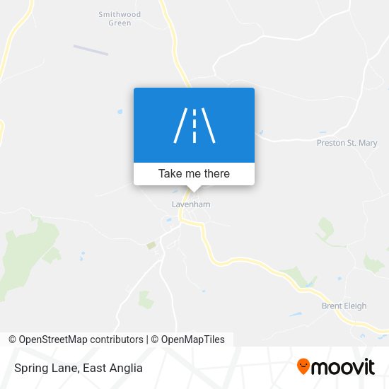 Spring Lane map