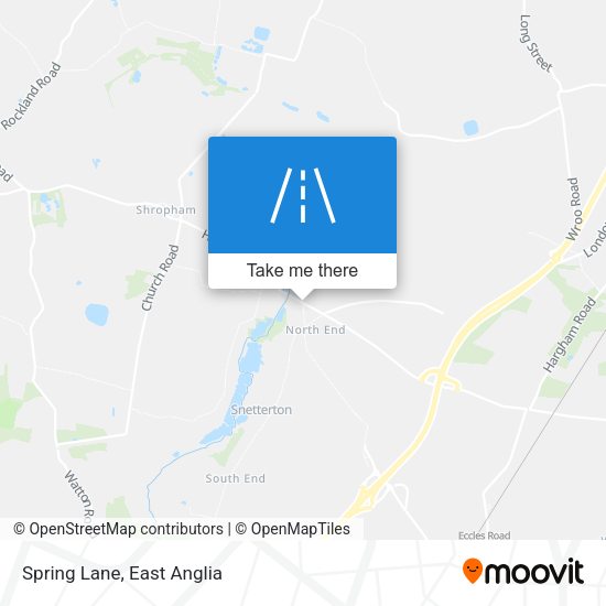 Spring Lane map