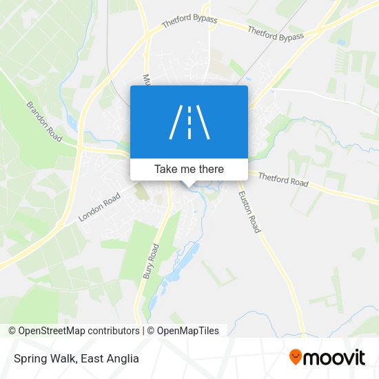 Spring Walk map