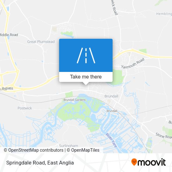 Springdale Road map