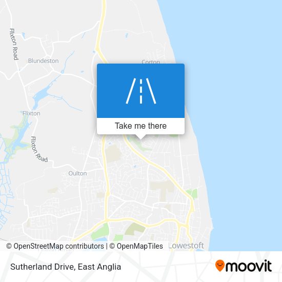Sutherland Drive map