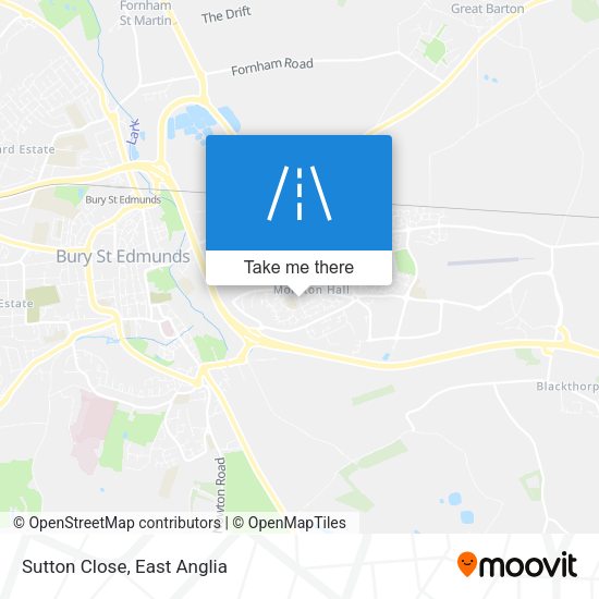 Sutton Close map