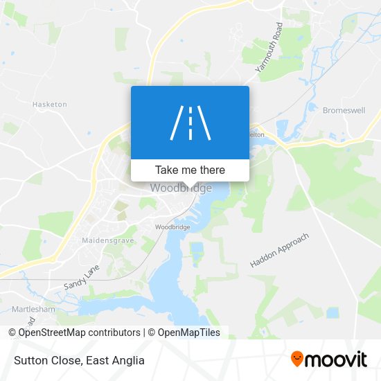 Sutton Close map