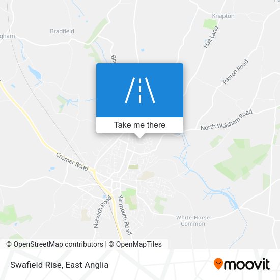 Swafield Rise map