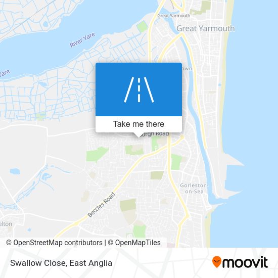 Swallow Close map
