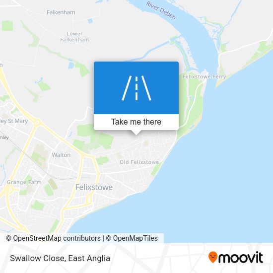 Swallow Close map