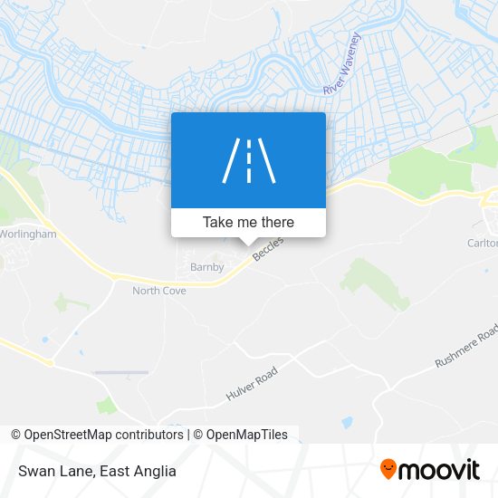 Swan Lane map
