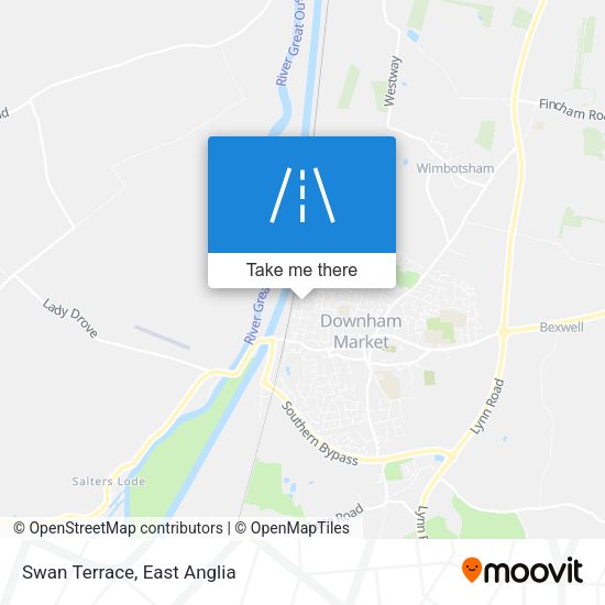 Swan Terrace map