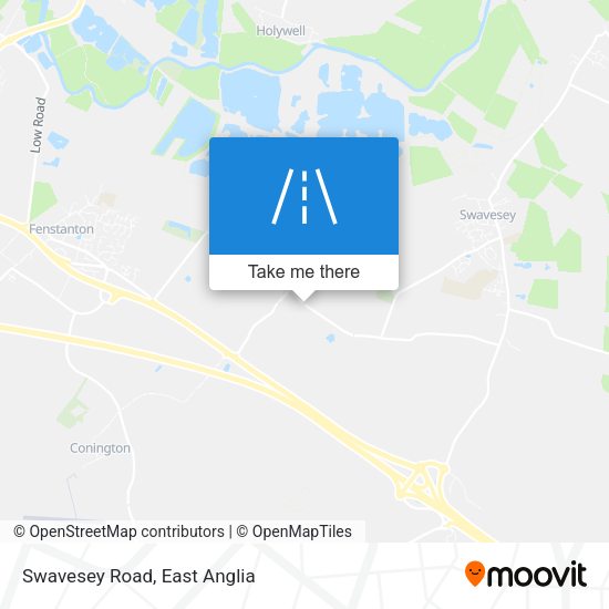 Swavesey Road map