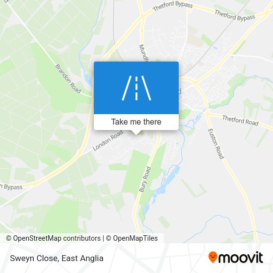 Sweyn Close map