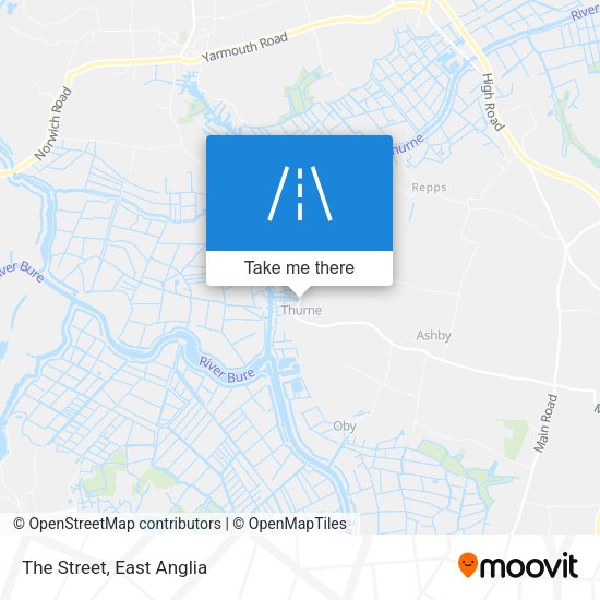 The Street map