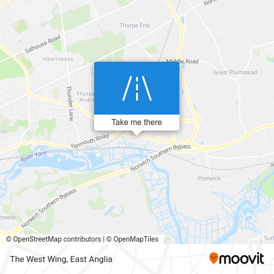 The West Wing map