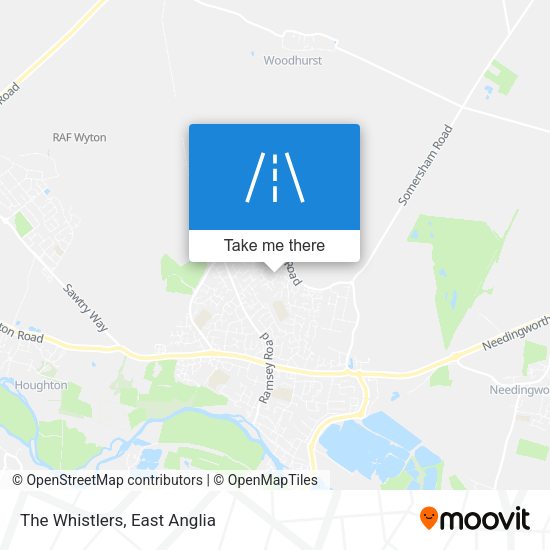 The Whistlers map