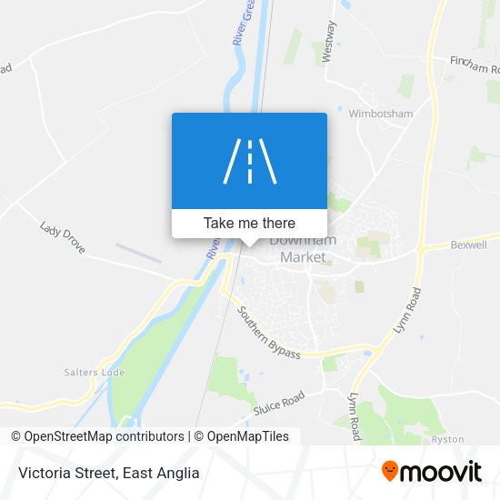 Victoria Street map
