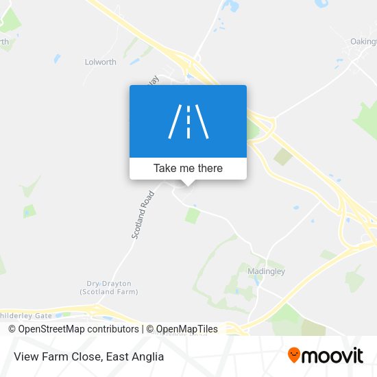 View Farm Close map