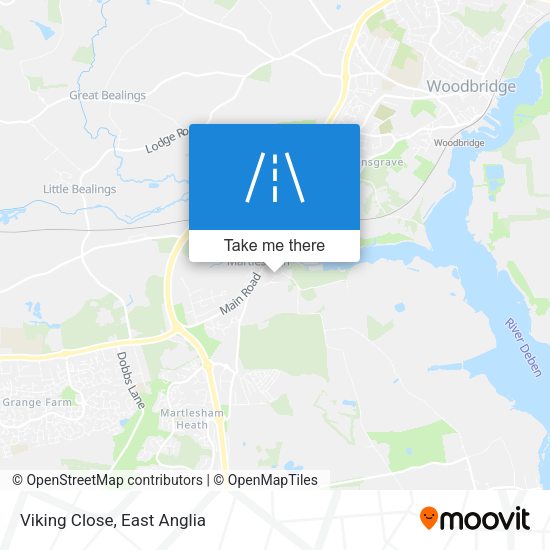 Viking Close map