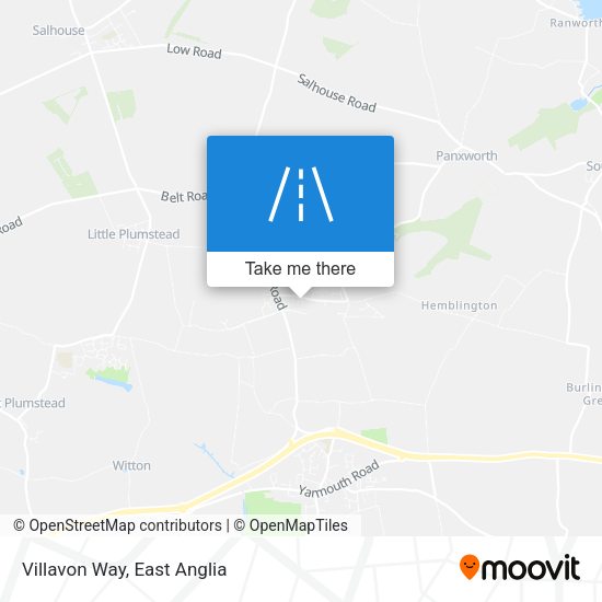 Villavon Way map