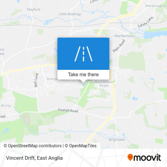 Vincent Drift map