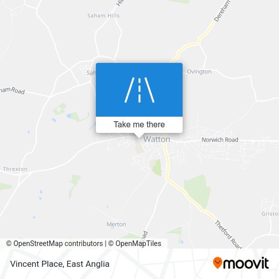Vincent Place map