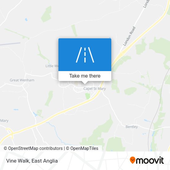 Vine Walk map