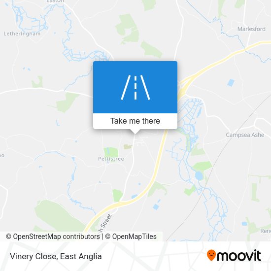 Vinery Close map
