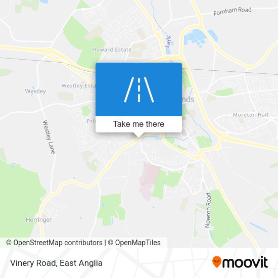 Vinery Road map