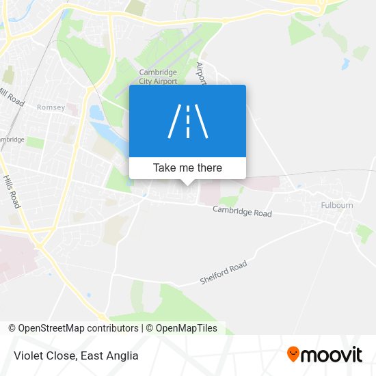 Violet Close map