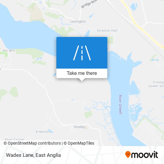 Wades Lane map