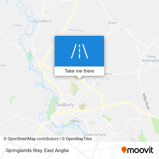 Springlands Way map