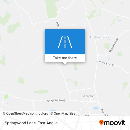 Springwood Lane map