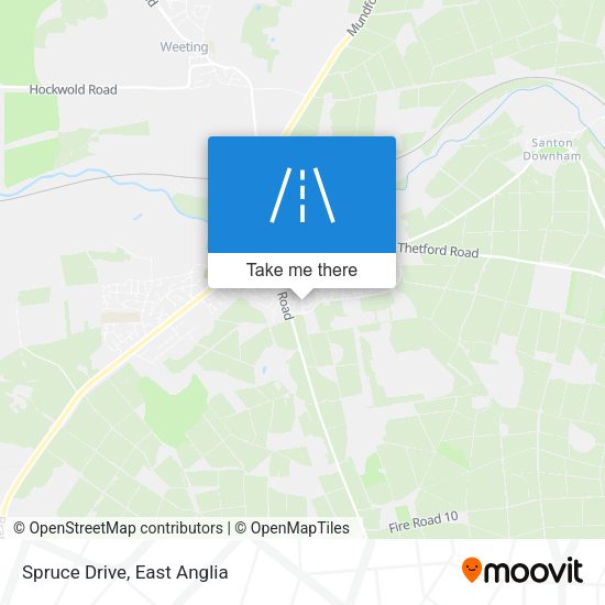 Spruce Drive map